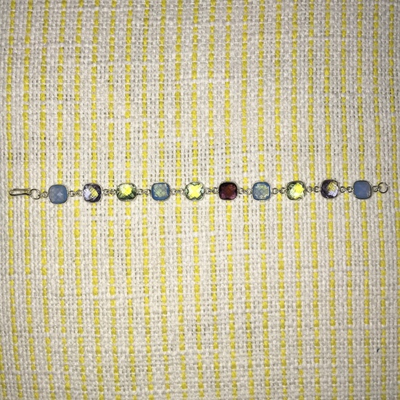 Jewelry - Sterling Silver Plated African Amethyst Bracelet